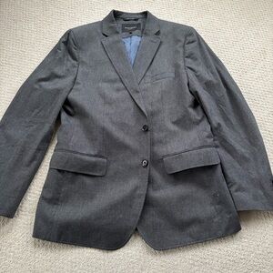Banana republic twill Classic Gray Men's Blazer suit coat